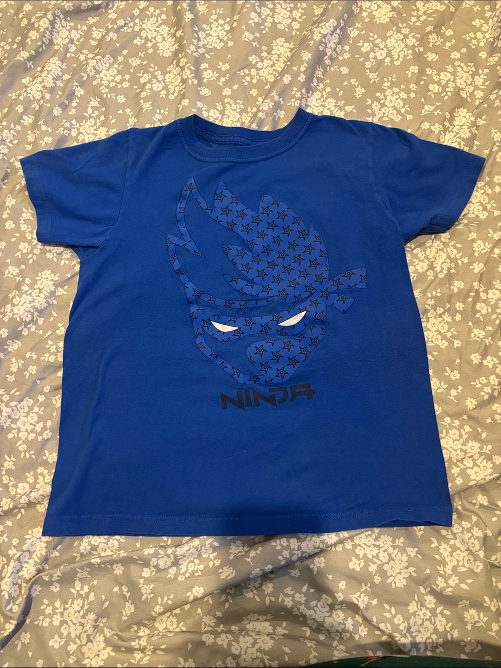 Ninja Boys Royal Blue Short Sleeve Graphic Tee